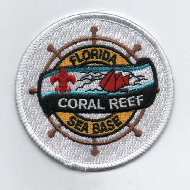 Florida High Adventure Sea Base "Coral Reef" Patch, Mint!