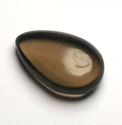 RAUCHQUARZ Tropfen Cabochon 17 x 12 mm