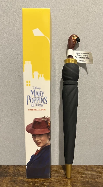 Disney Mary Poppins Returns Umbrella Parrot Pen Boxed Brand New
