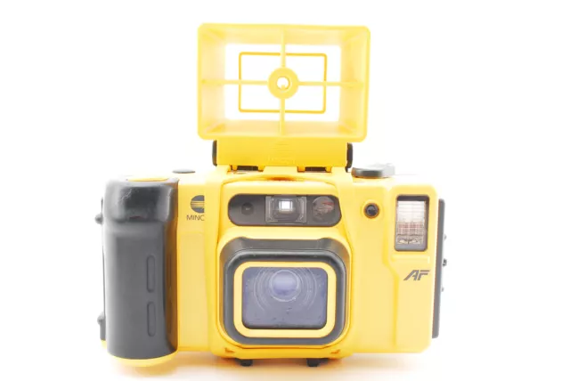[ EXC + 5] Selten! Minolta Weathermatic Dual 35 Unterwasser Film Kamera W/Rahmen