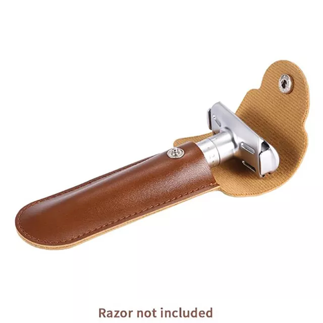 Razor Case Travel Razor Holder Case For Manual Double Edge Safety Razor Razor PU