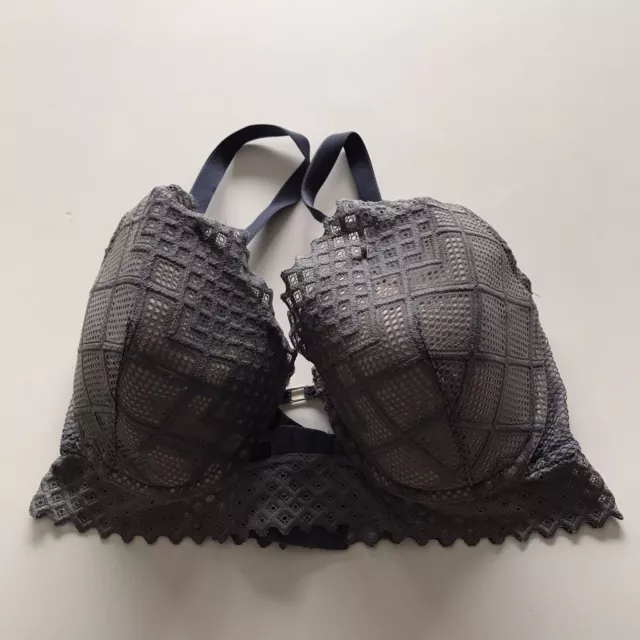 ENTICE BY GEORGE Grey Underwired Padded Pre-loved Bra Size 36DD £6.99 -  PicClick UK