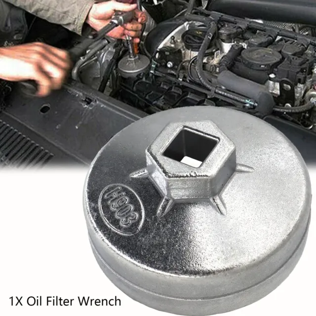 Ölfilterschlüssel 74mm x 14kant Für Mercedes VW Renault Ölfilter Ölfilterkappe D