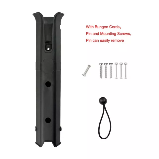 Heat Resistant Fishing Pole Holder with 3 Screw Holes for Easy Installation