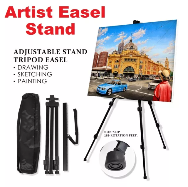 Adjustable Artists Easel Stand Tripod Display Drawing Board Sketch Art Painting