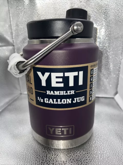 YETI Rambler Gallon Jug, Vacuum Insulated, Stainless Steel with MagCap,  Nordic Purple