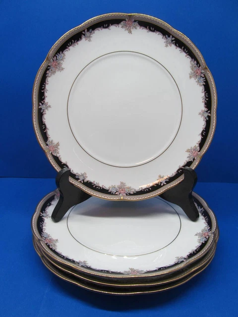 Noritake Palais Royal 8 3/8" Salad Plates Bundle of 4 Pristine Condition Noritake Palais Royal 8 3/8" Salad Plates Bundle of 4 Pristine Condition