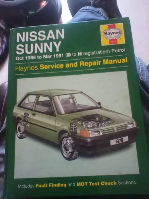 Haynes Workshop Manual, Nissan Sunny (86 - 91), Petrol