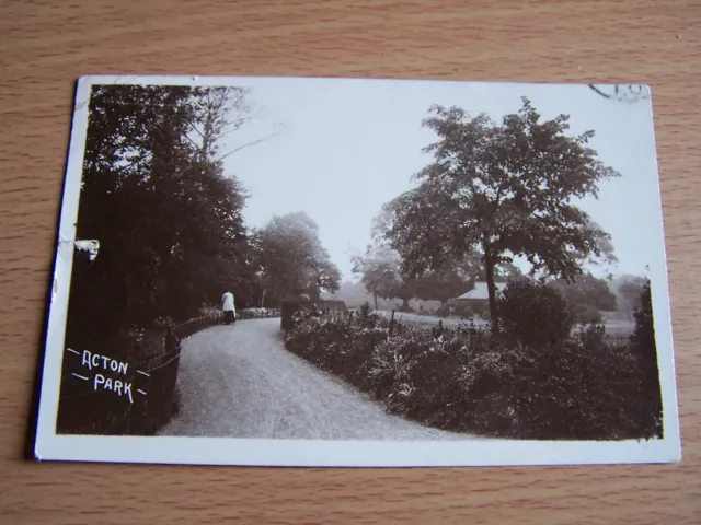 Vintage RP Postcard Acton Park London 1912