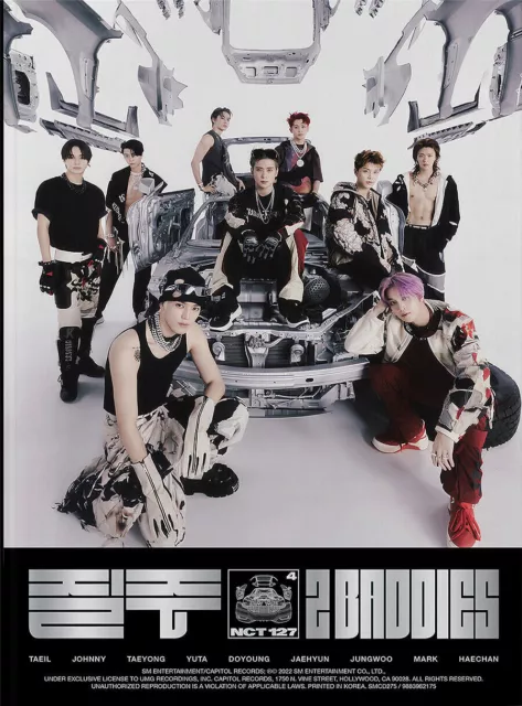 NCT 127 [질주/2 BADDIES] 4th Album FASTER CD+Photo Book+2 Card+Sticker SEALED