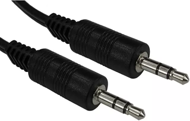 Headphone Aux Cable Audio Lead 3.5mm Jack to Jack Stereo PC Car Male