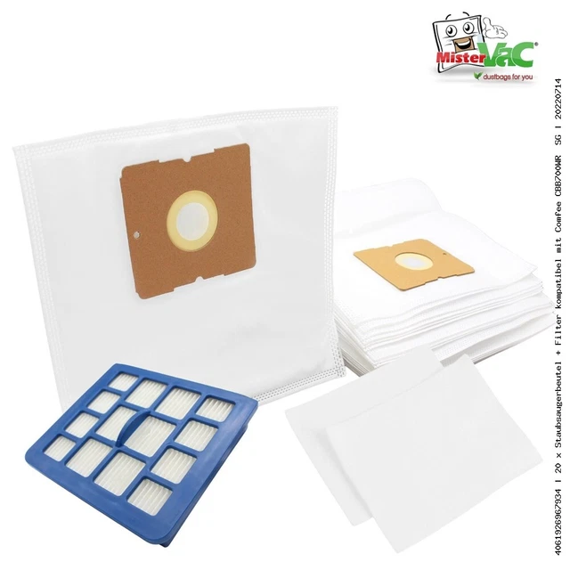 10 Staubsaugerbeutel Für Koenic KVC3221A – 5-lagiges Mikrovlies, Inkl. 2 Filter