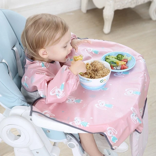 Pattern Anti-Dirty Baby Stuff Baby Bib Baby Coverall Baby Eating Artifact
