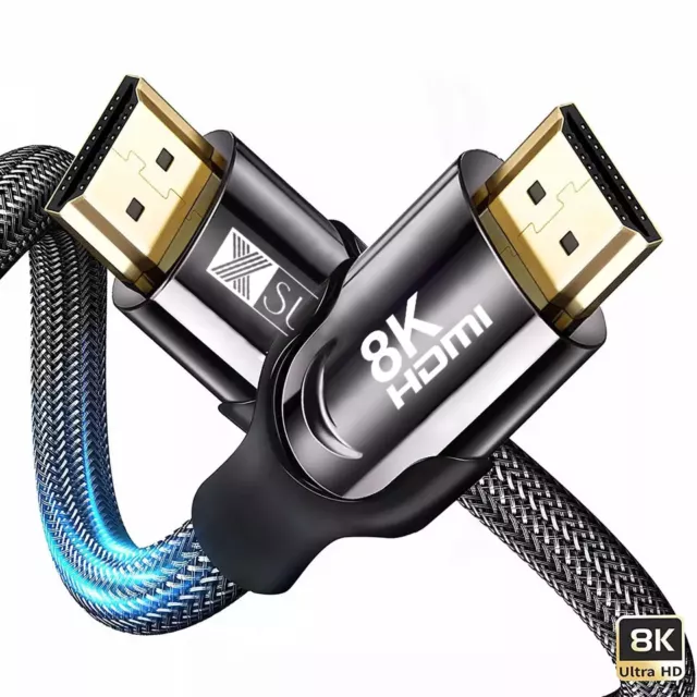 3m HDMI Kabel 2.1 Premium High-end 8K 4K 120HZ U-HD Ultra High-Speed  eACR Full