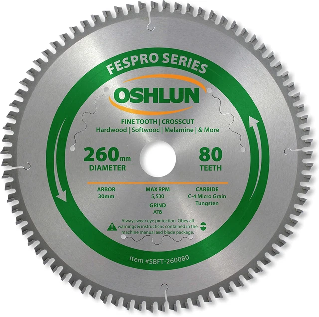 80 Tooth Crosscut Blade Circular Saw 30Mm Arbor for Festool Kapex KS 120 SBFT