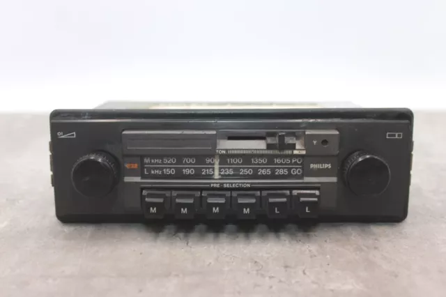 Vintage Philips Radio Receiver 232 Classic Car Stereo Untested 1960s 1970s 2