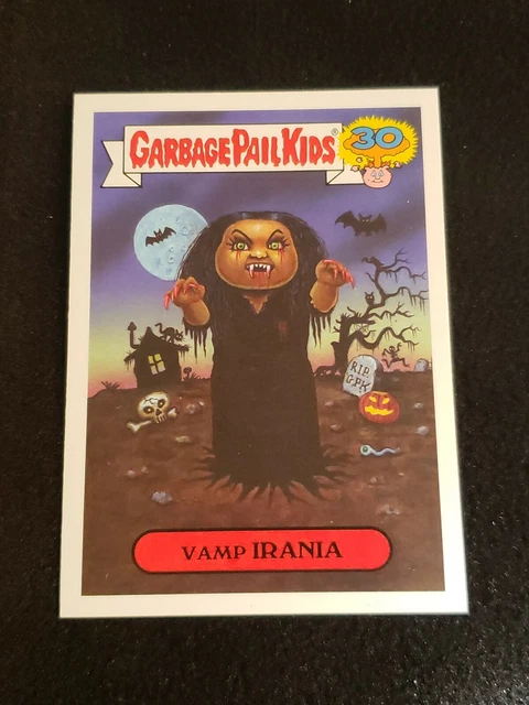 Garbage Pail Kids 2015 30th ANNIVERSARY 2a VAMP IRANIA CUTTING ROOM FLOOR GPK