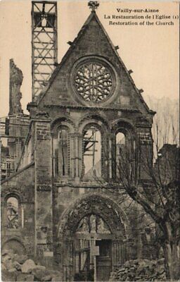 CPA vailly-sur-ceviche restoration of the Church (151886)