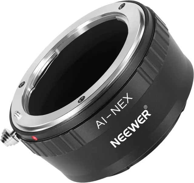 NEEWER Lens Mount Nikon AI Lens to Sony E Mount Camera Manual Focus Ring Sony Al