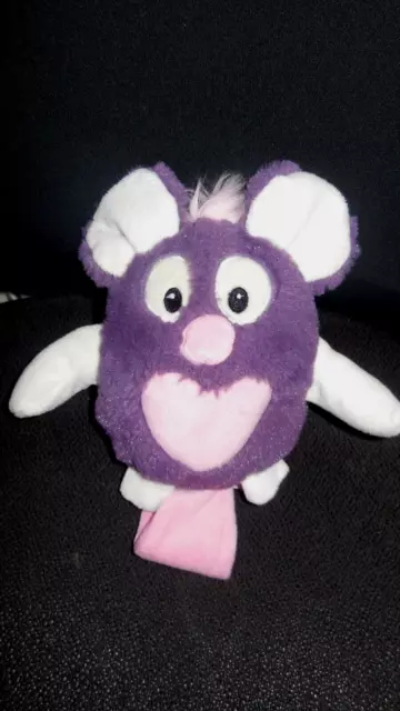DOUDOU ET COMPAGNIE OH STUDIO souris Bibiz violet rose 17cm - état NEUF