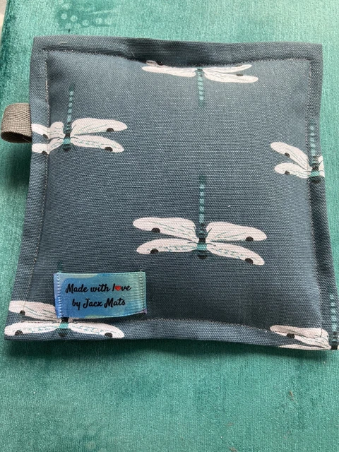"Alfombra de fieltro con aguja en Sophie Allport Dragonfly Arroz Lleno 8""x 8"""