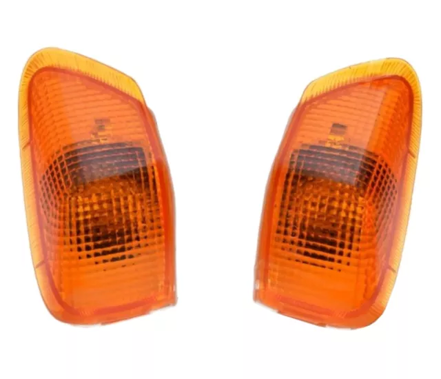 2x Blinker Vorne Gelb für KAWASAKI ZZR400 ZZR600 ZZR 400 600 Blinkleuchte E11