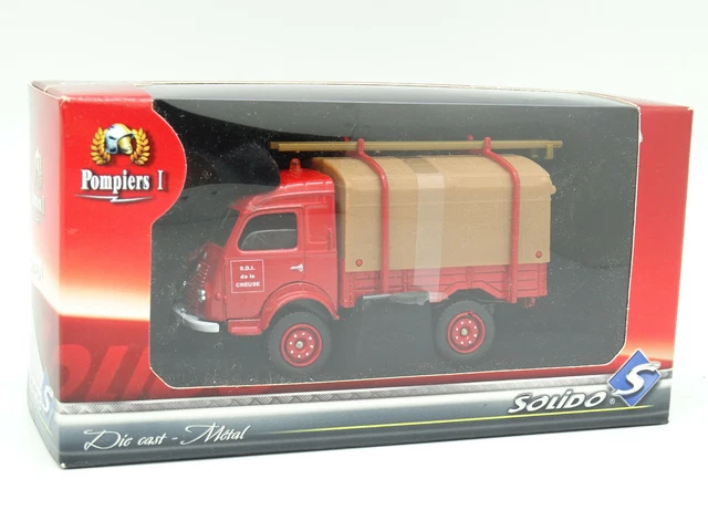 Solido Firetech 1/50 - Renault Goelette 4X4 Citerne Pompiers Service