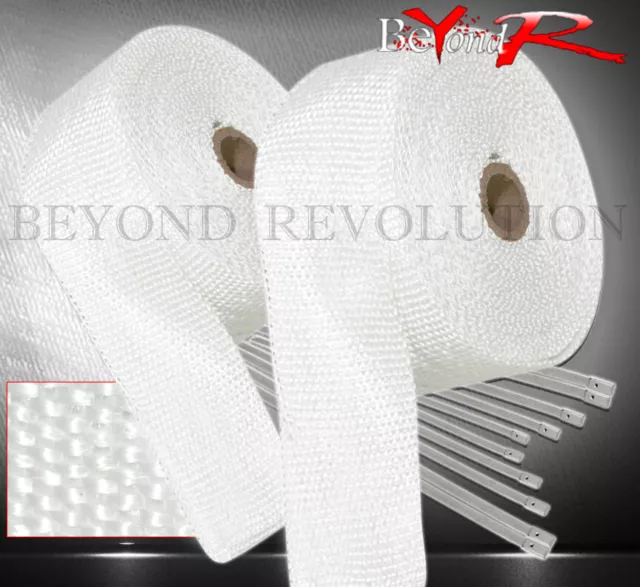 30Ft Header Manifold Heat Wrap Shield Cover Insulation Reduction White