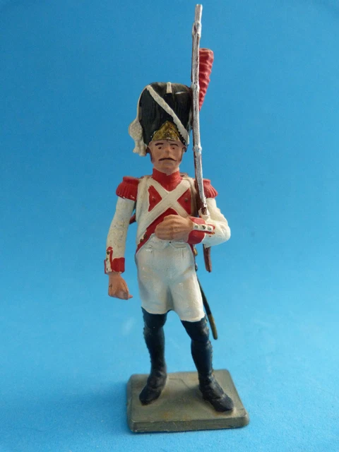 Figurine Starlux Soldat Empire - Garde De Paris Officier 2ème Régiment - Échelle 1 - Peint Main