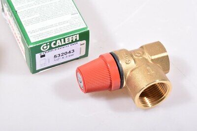 39818270 MOLTI MODELLI Caleffi VALVOLA SICUREZZA CALEFFI INNESTO 3 BAR LAMBORGHINI COD 
