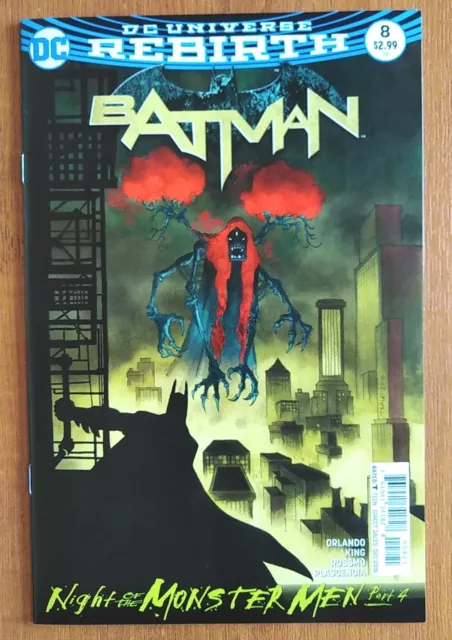 Batman #8 - DC Comics Rebirth Variant Cover 1st Print 2016 Series