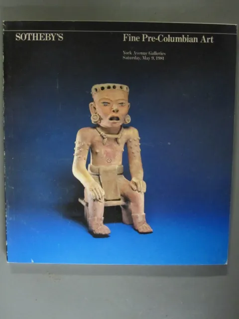 Pre-Columbian Art Sotheby's auction catalog 5/9/81