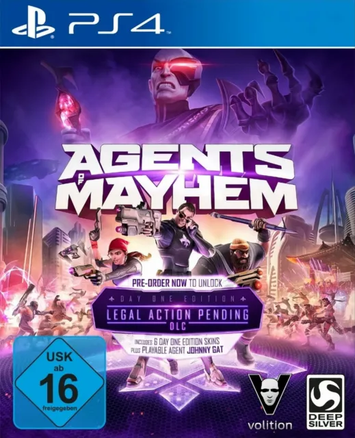 Agents of Mayhem Day One Edition (PS4) (USK) PS4 Neu & OVP