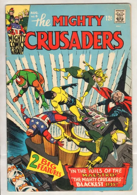 Mighty Crusaders #6 (FN) (1966, Archie)
