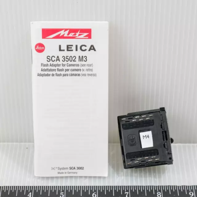Metz Sca 3502 pour Leica Module Hot Shoe Adaptateur R8 R9 M6TTL