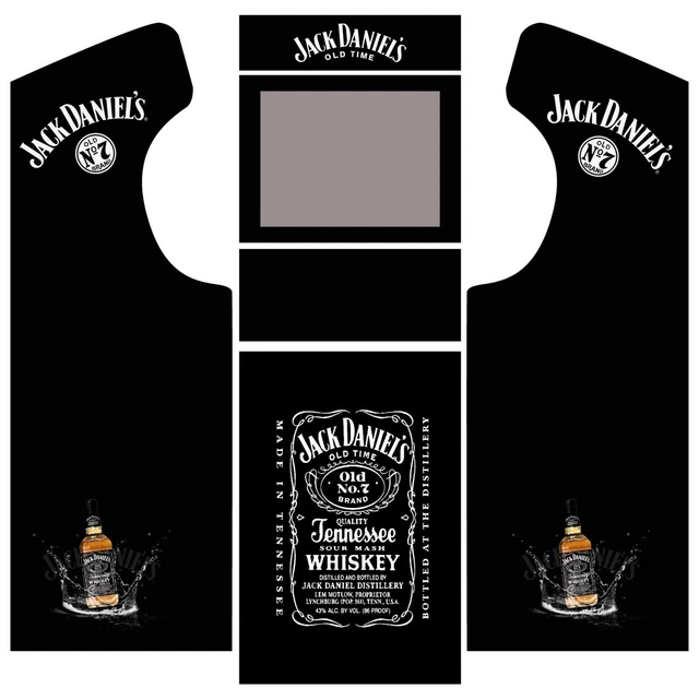 Stickers Décoratifs Pour Borne D'arcade MAME Ou Euro - Design Whisky