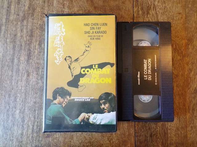 VHS-Le COMBAT DU DRAGON-Kuk HING-Cassette video Socai-film-FRANCE