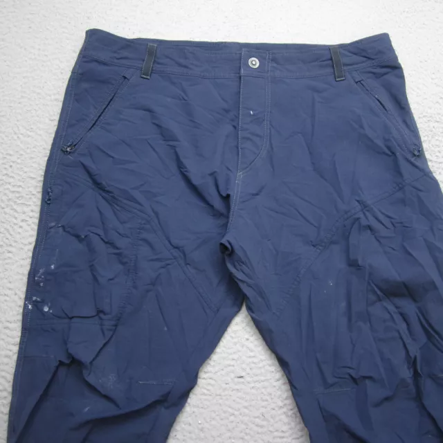 Kuhl Pants Men 40x30 Blue Klash Cargo Hiking Utility Outdoor Soft Shell Workwear