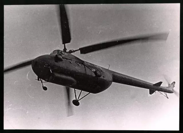 Fotografie Hubschrauber Mil Mi-4 Kennung DM-SPE im Einsatz, Helikopter