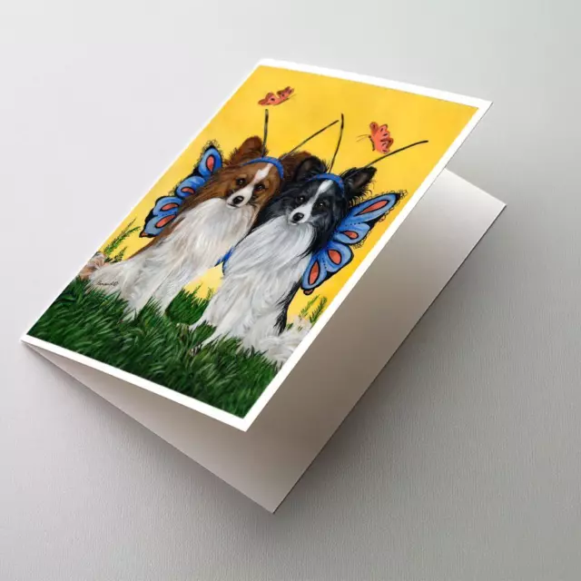 Papillon Butterflies Greeting Cards and Envelopes Pack of 8 PPP3143GCA7P
