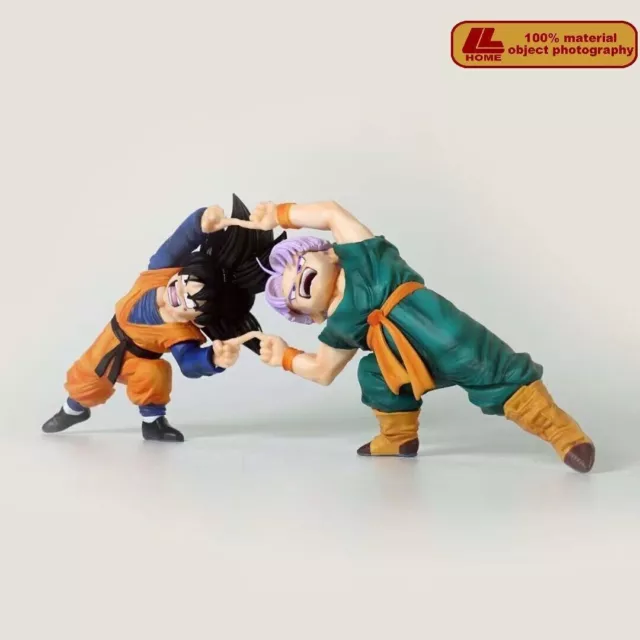 Anime Dragon Ball Z Super Saiyan Goten Fusion Tronks Figura de PVC Estatua Juguete Regalo