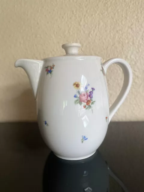 cafetière en porcelaine bavaria à motif floral 2