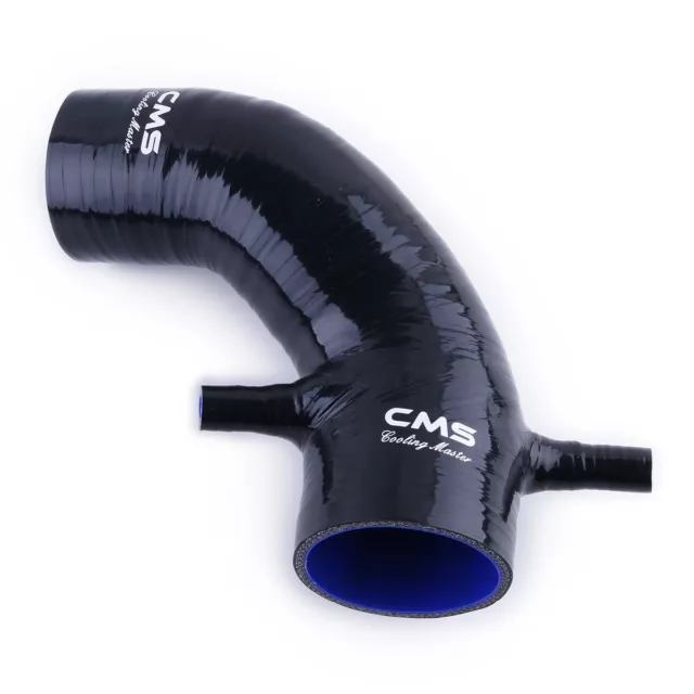 For Honda Civic Type-R EP3 Integra DC5 Air Intake Induction Hose Black Silicone
