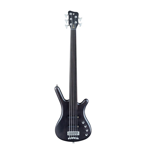 Warwick Corvette Basic 5 - Basse électrique 5 cordes fretless - Nirvana Black S