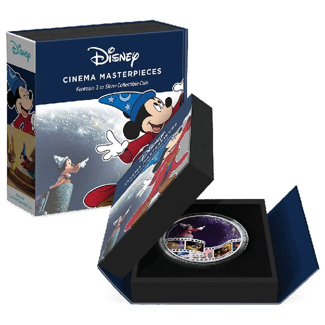 2023 Niue 3oz Silver Proof Fantasia Disney Cinema Masterpieces $10 Silver 2