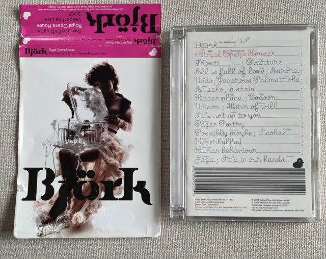 Björk: Vespertine Live At Royal Opera House - DVD 2002 - Near Mint & Paper Cover