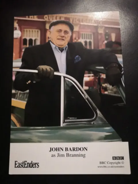 Eastenders Unsigned Cast Card Of John Bardon