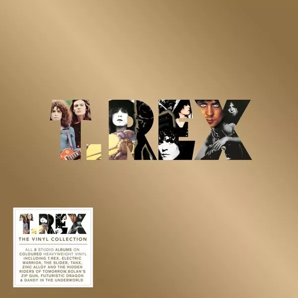 T. Rex "The Vinyl Collection" Colored Vinyl Box Set New One Marked Corner / Neuf 2