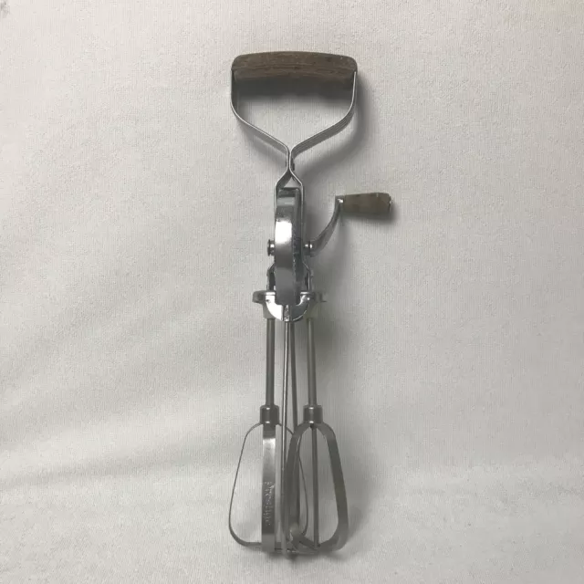 Prestige Vintage Hand Held Egg Whisk Beater Rotary Manual Stainless Steel Mixer