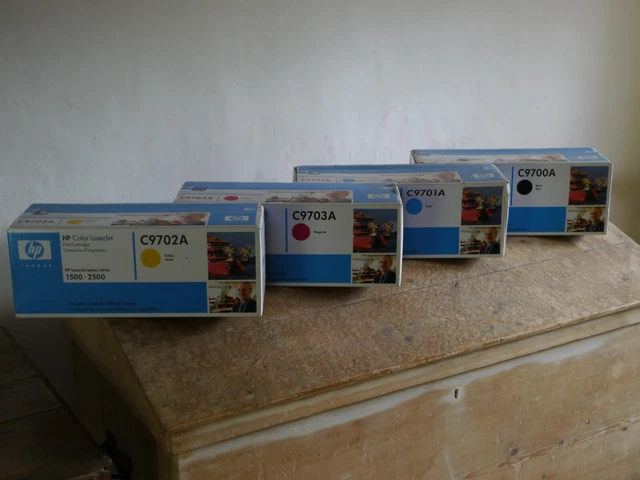 HP laser printer  cartridges old stock